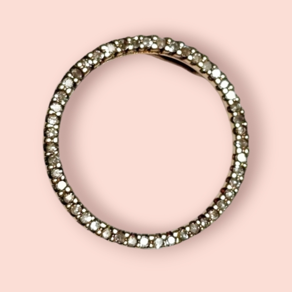 0.42 ct Diamond 10K Circle of Life Pendant - Picture 5 of 13